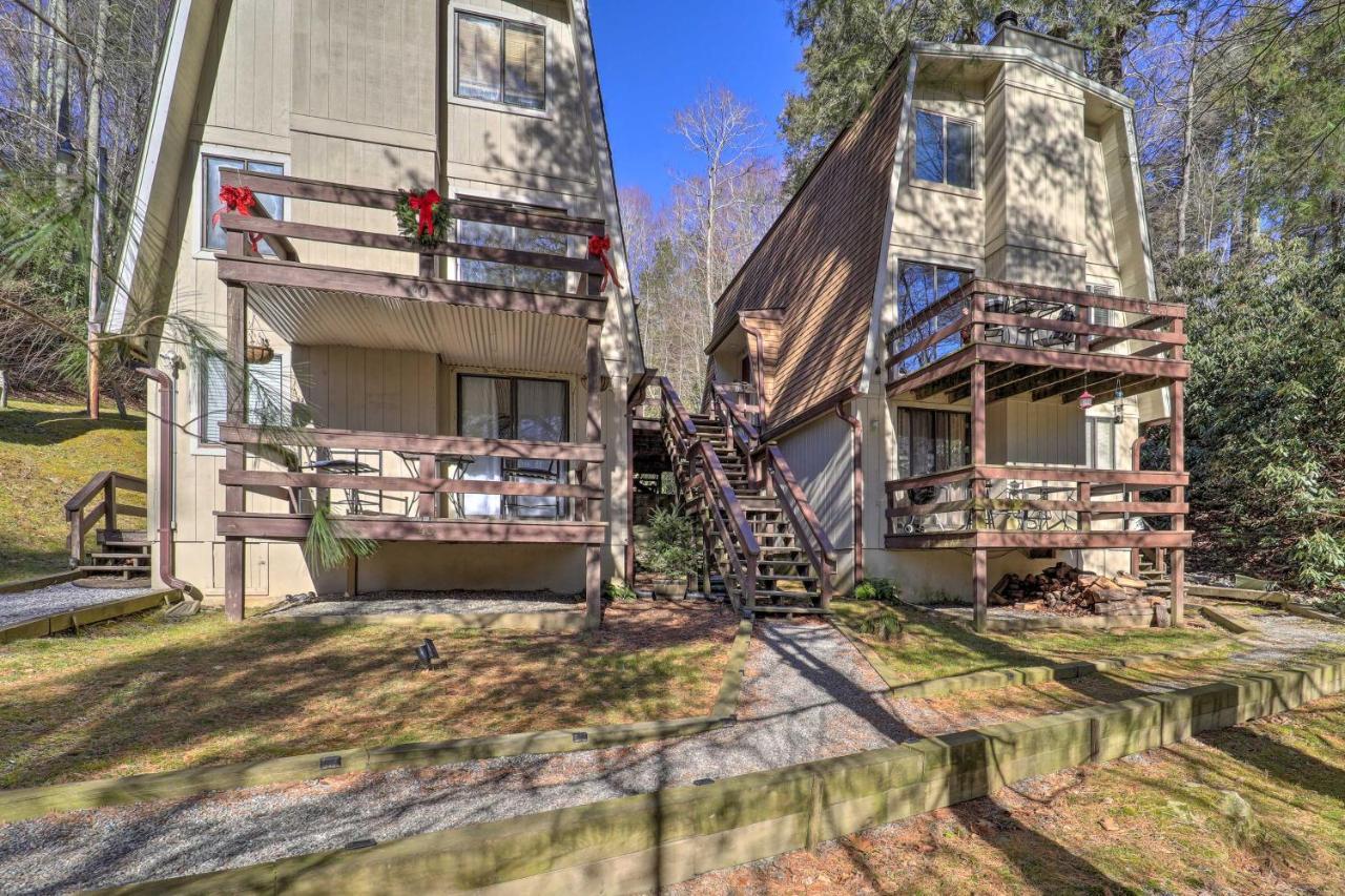 Banner Elk Mountain Retreat With Deck And Fireplace المظهر الخارجي الصورة