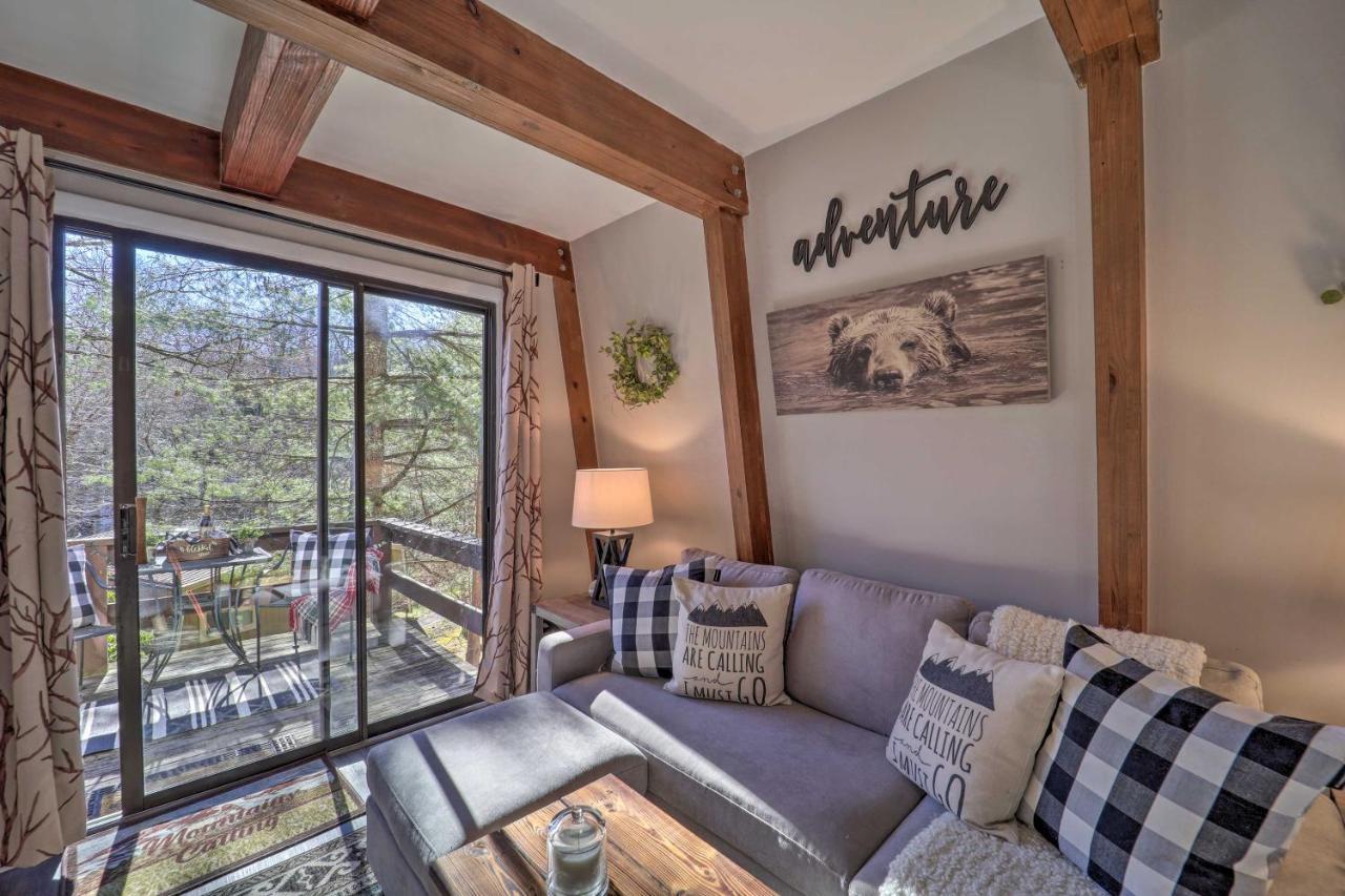 Banner Elk Mountain Retreat With Deck And Fireplace المظهر الخارجي الصورة