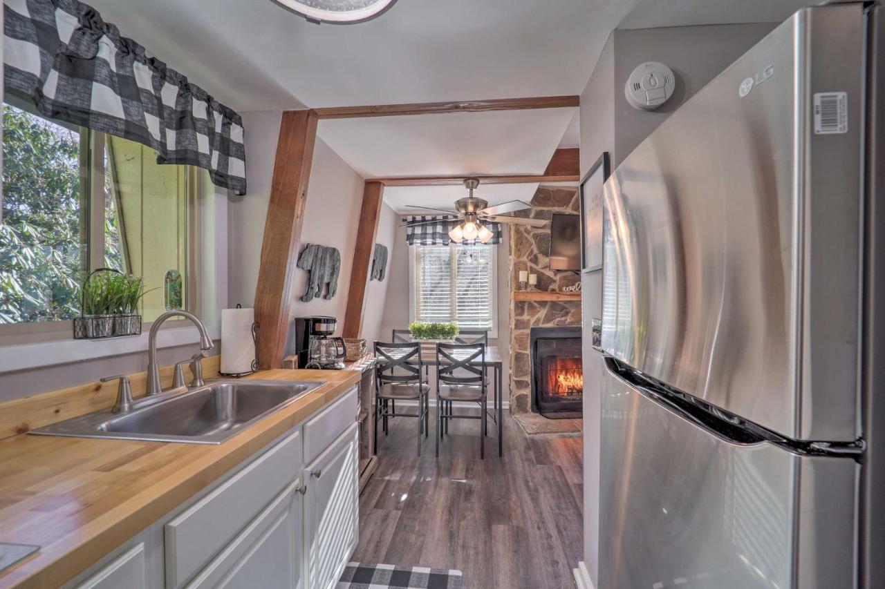 Banner Elk Mountain Retreat With Deck And Fireplace المظهر الخارجي الصورة